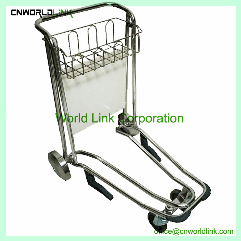 4 Wheels Airport Baggage Cart Luggage Nested Cart