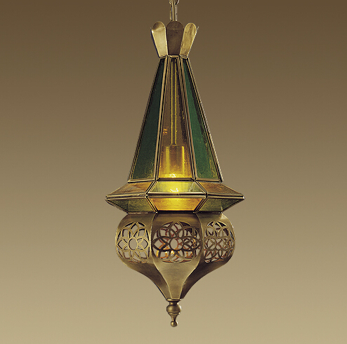 Wall Lamp Moroccan Brass Lantern (L1107-1S)