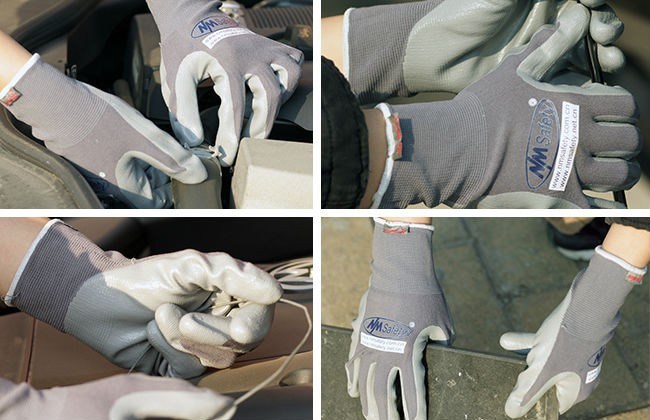 Nmsafety Micro Foam Nitrile Coated Max Flex Automotive Working Glove