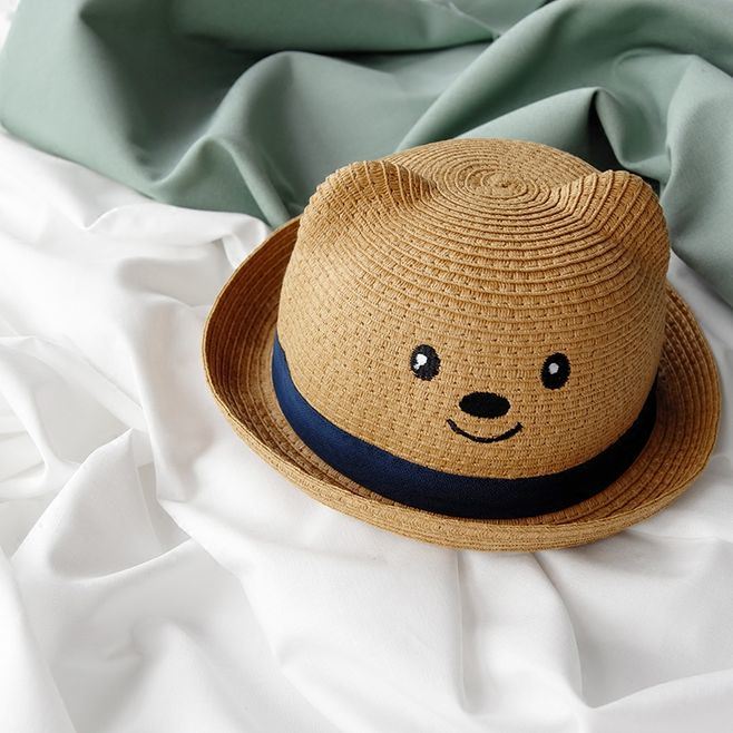 Sedex Audit Adjustable Sun Bucket Summer Hat Kids Straw Hat