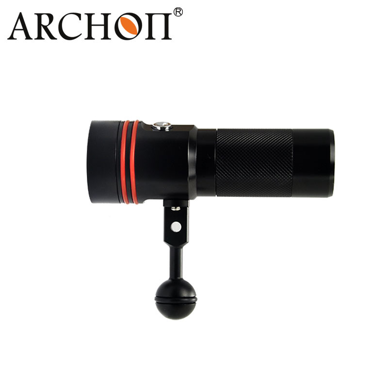 Archon 5000k-5500k Button Switch 2600lm Diving Video Torch Light W40V