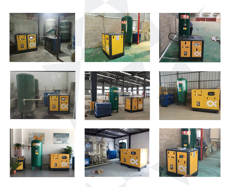 11kw Oil Free Rotary Screw Air Compressor