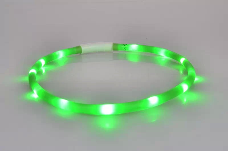 Rechargeable Flashing Night USB Luminous LED Dog Collar Pet Accessories Pet Products