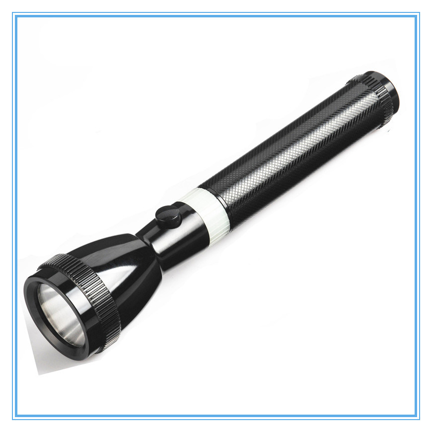 High Quality Aluminum Torch Rechargeable Ni-CD Battery 3W Power LED Flashlight