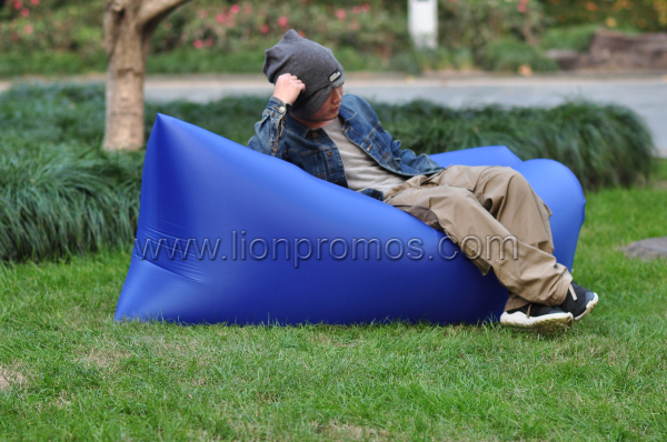 Custom Printing Camping Products Air Inflated Leisure Sofa Sleeping Bag
