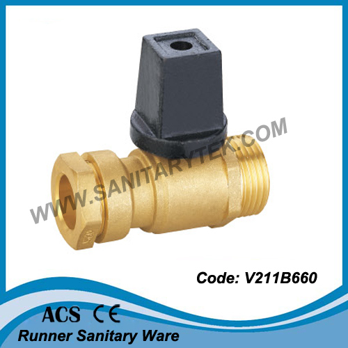 Brass Stop Valve / Robinet Prise En Charge (V211B702)