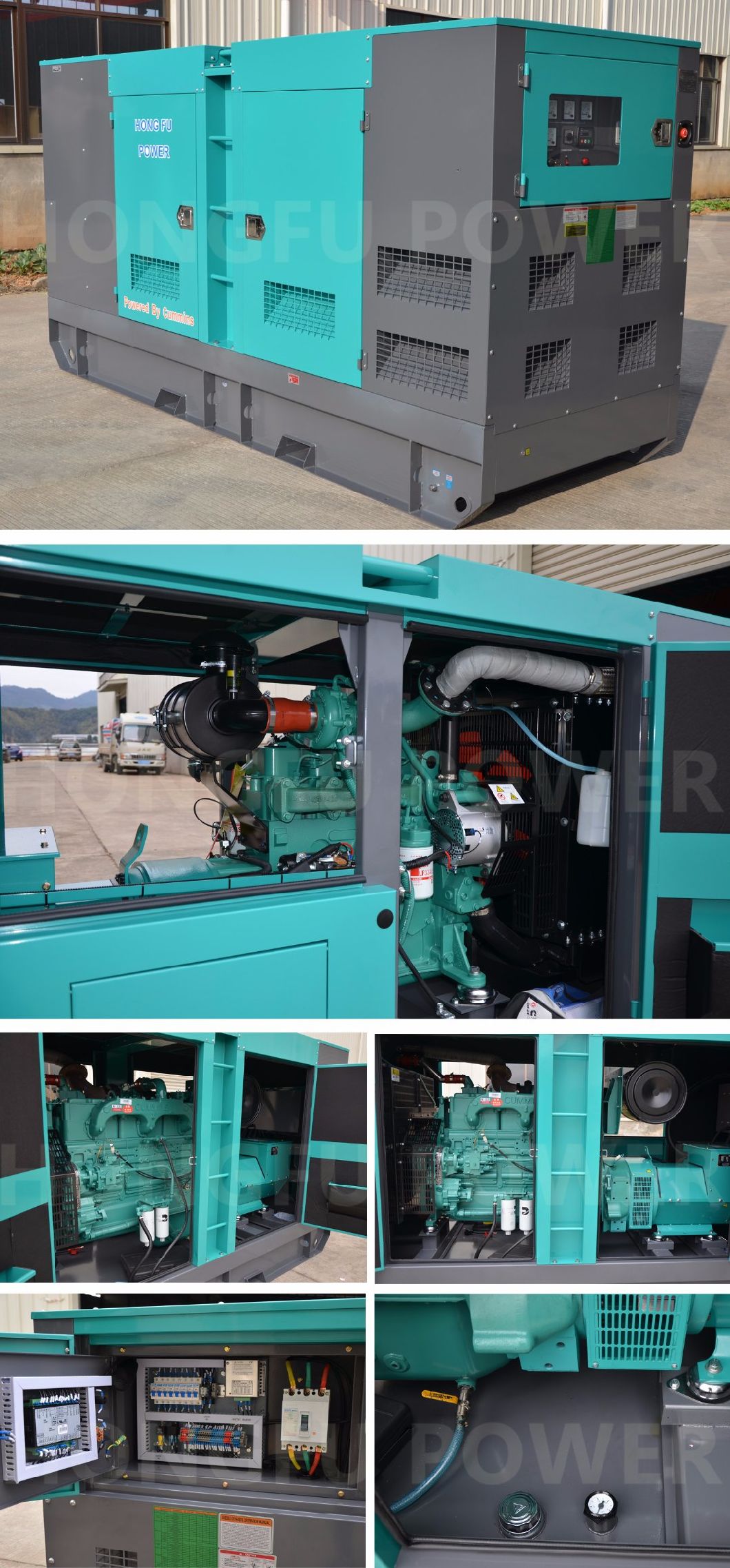 33kw 42kVA Standby Power Electric Silent Cummins Diesel Generator