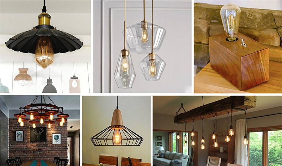 Vintage LED Filament Edison Bulbs with Timeless Charm