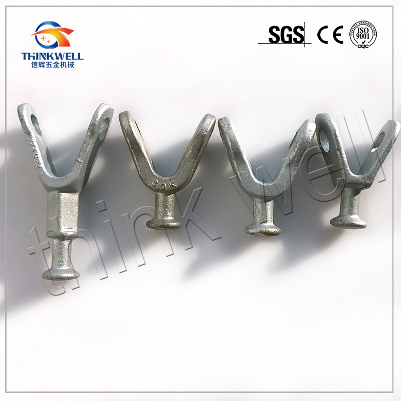 Forged Pole Line Hardwre Insulator Fitting Y Ball Clevis