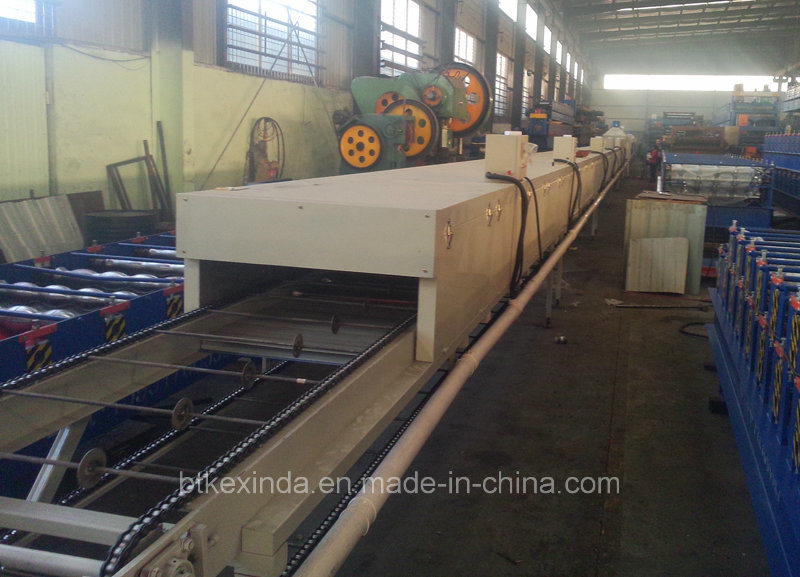 Kxd Color Iron Stone Coated Steel Roofing Tile Production Line
