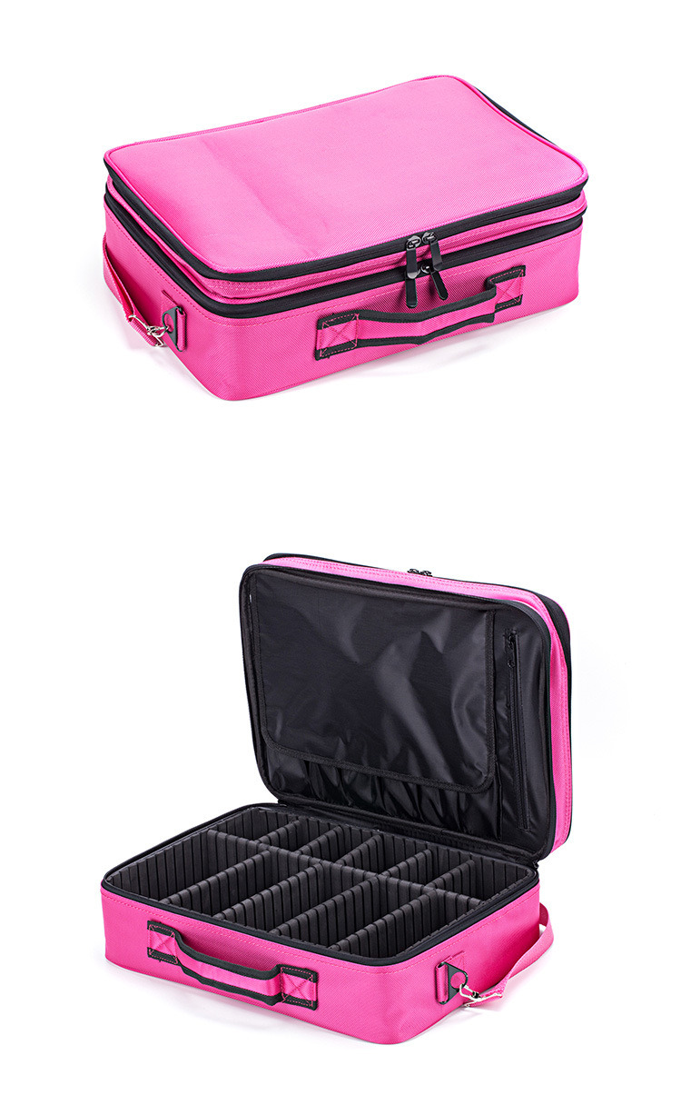 Portable Large Capacity Oxford Lady's Cosmetic Bag for Travel