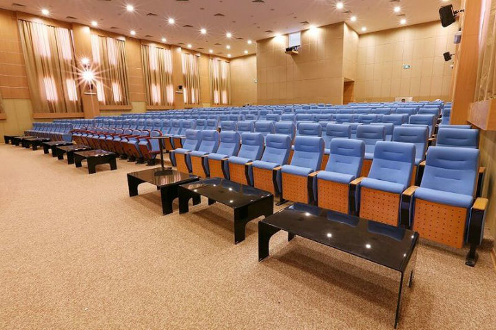 High Quality PU Leather Auditorium Theater Student Furniture