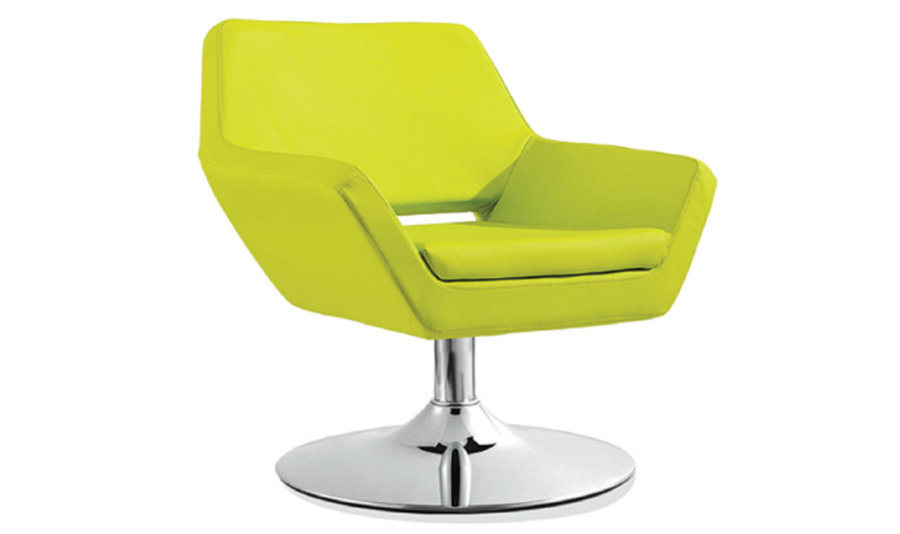 Fashionable Design Fabric Swivel Chair for Coffee Room