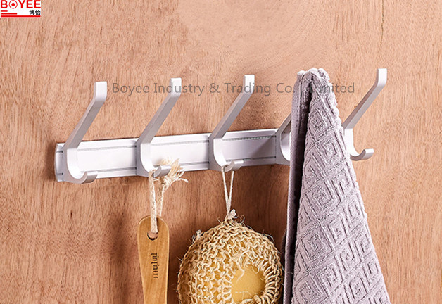 Aluminum & Stainless Steel Cascade Clothing Hook for ClosetÂ  Â 