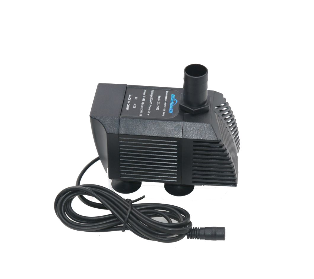 Aquarium Competitive Price Flow 2000L/H Submersible Water Pumps for Fish Tank DC 24V