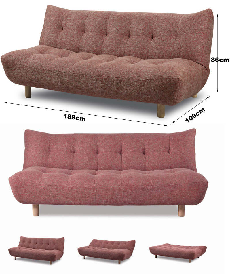 New Design Home Functional Fabric Sofa Bed (HC013)