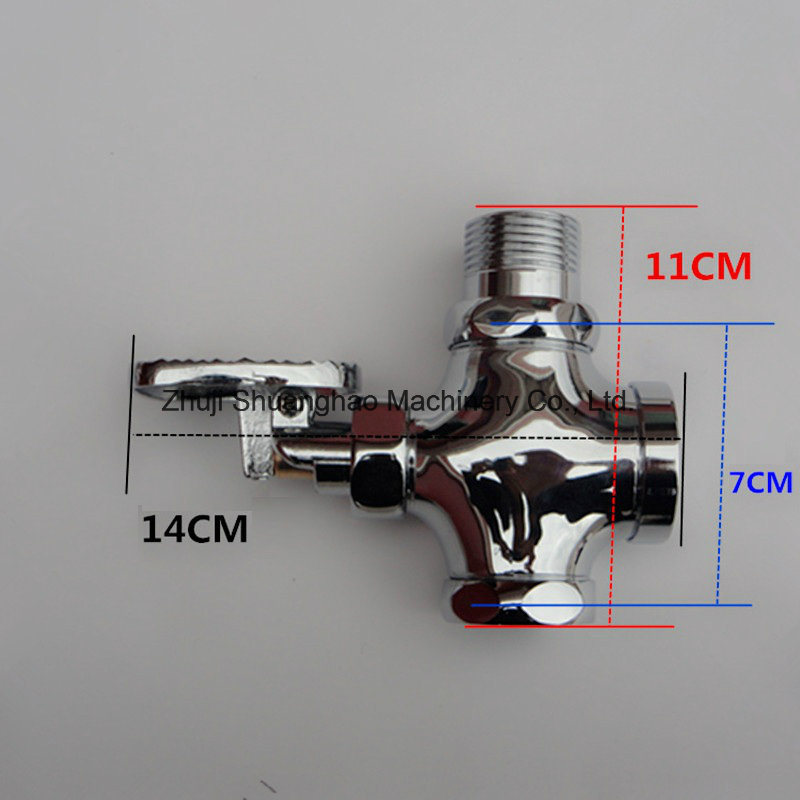 Four Way Feet Pedal Type Flush Valve, Time-Delay Self Closing Flushing Valve