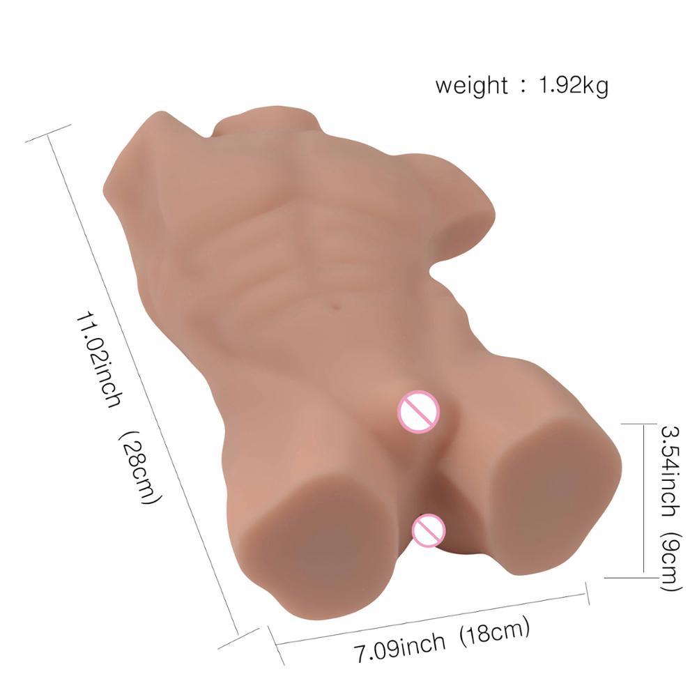 Realistic Muscle Strong Chinese Sex Product Gay Man Silicone Rubber Adult Anal Toy