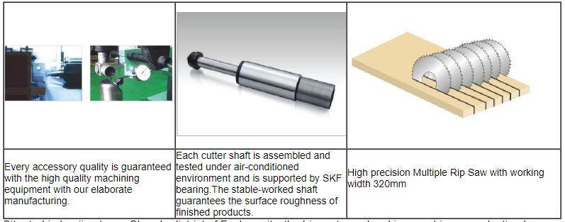 Mj143c Professional Solution: Make Multi-Blade Rip Cut for Under 100mmthick Wood. Customerile Macline Cotor