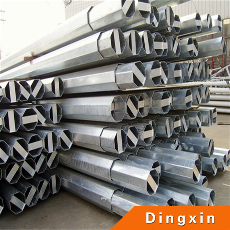 13.8kv Philippines Galvanized Steel Tubular Pole Metal Pole