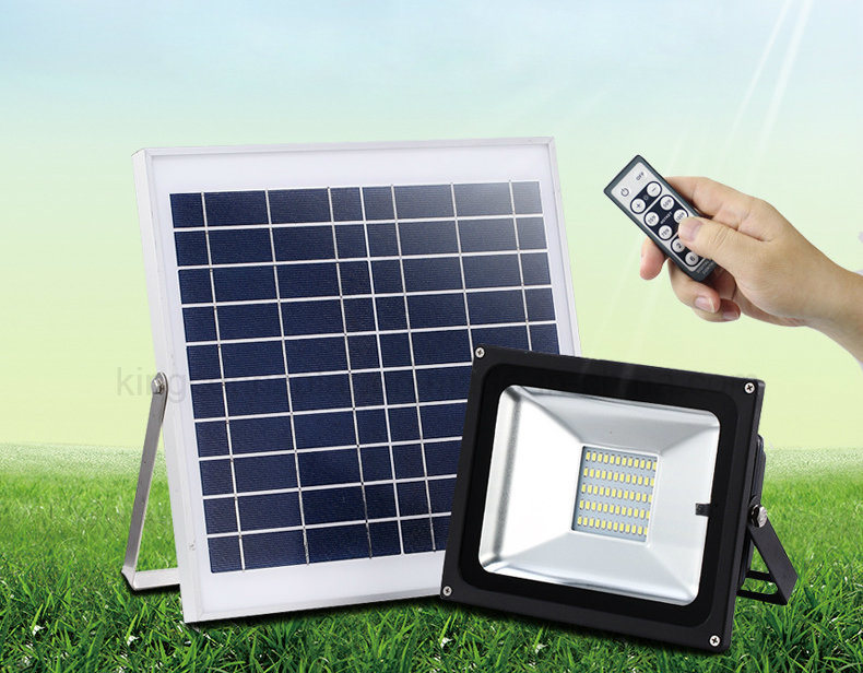 Outdoor Lighting Security LED Solar Flood Light with 10/20/30/50W for Garden Lawn Post Street Light