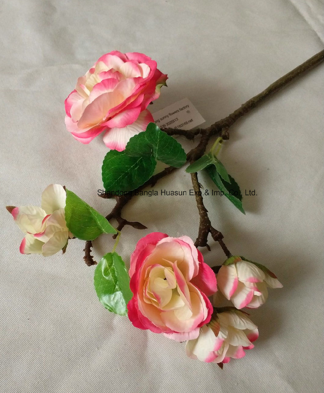 Artificial Silk Flower 5 Heads Roses