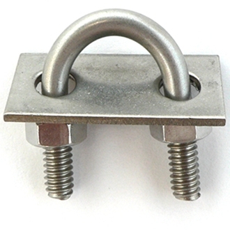 Customized M4 Thread Stainless Steel U Bolts Galvanized Threaded Bolt