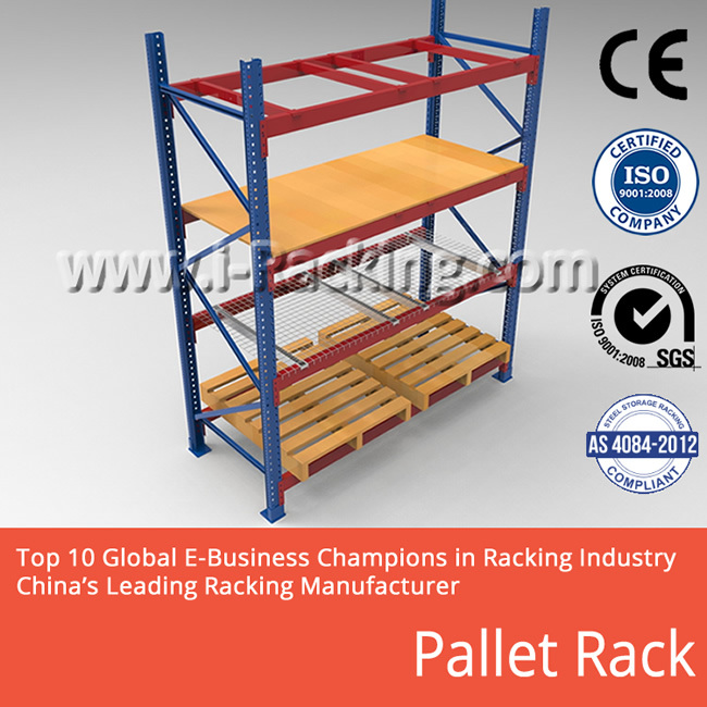 Heavy Duty Steel Pallet Racking System for Industrial Warehouse Storage