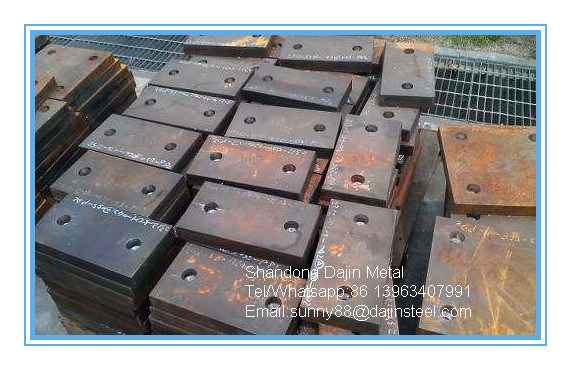 Mn13 Nm500 Ar500 Alloy Steel Plate Wear Liners