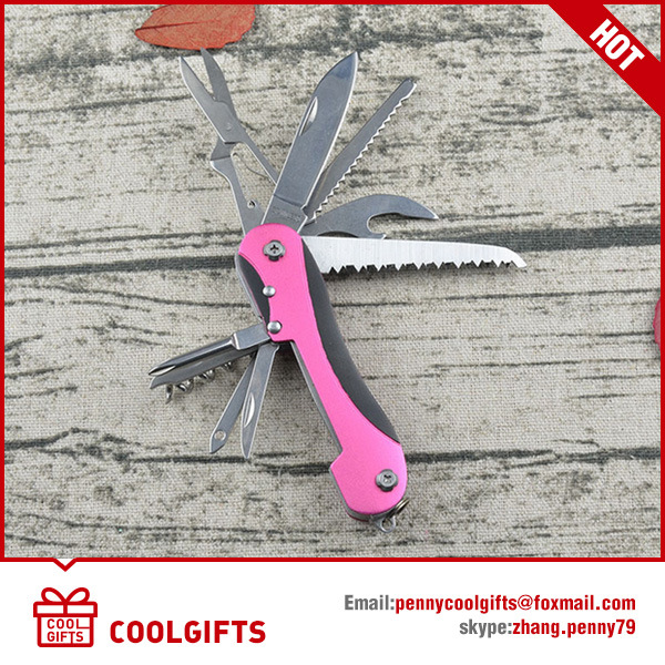 Stainless Steel Outdoor Tools Multi-Function Folding Pliers with Knife