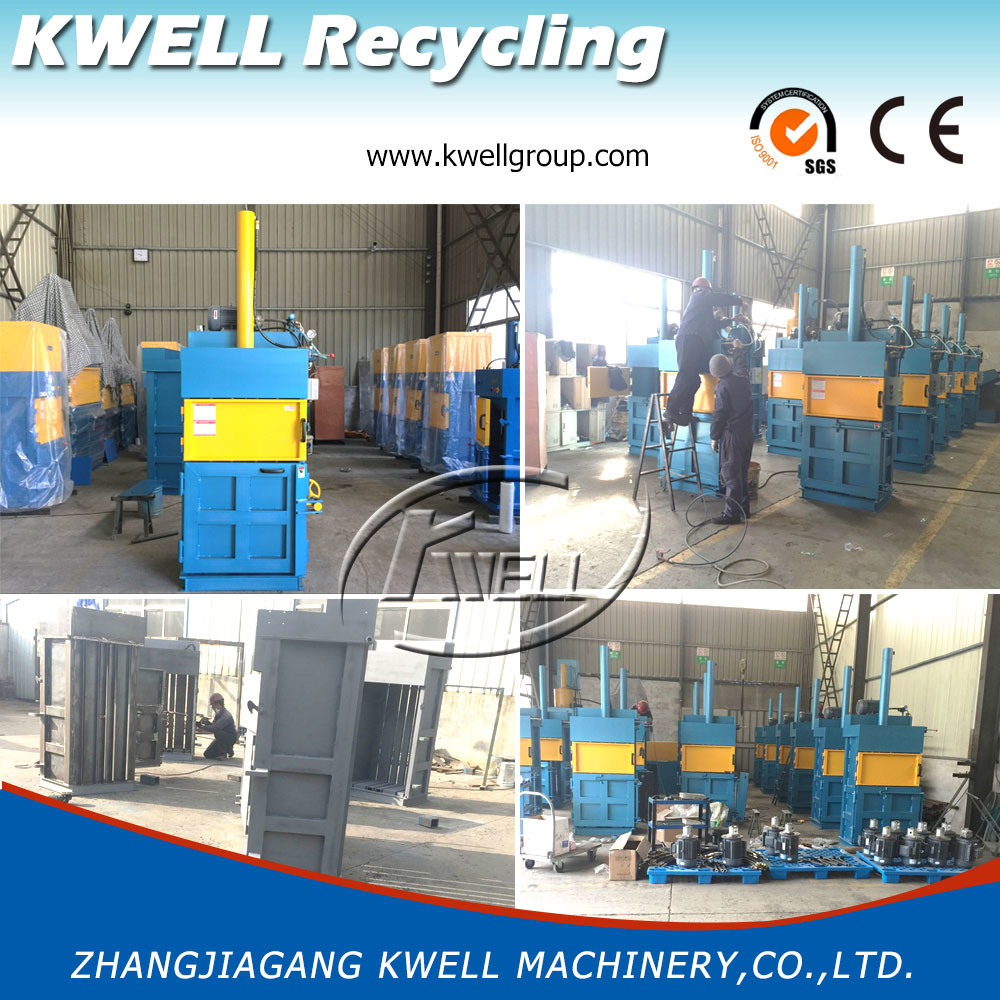 Automatic Hydraulic Press Baler, Baling Machine for Tire/Tyre