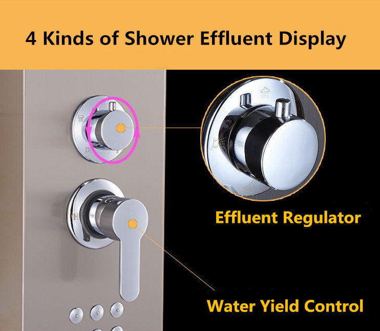 Thickening Anti-Corrosion Easy to Clean Wall-Mounted Spray Rain Shower