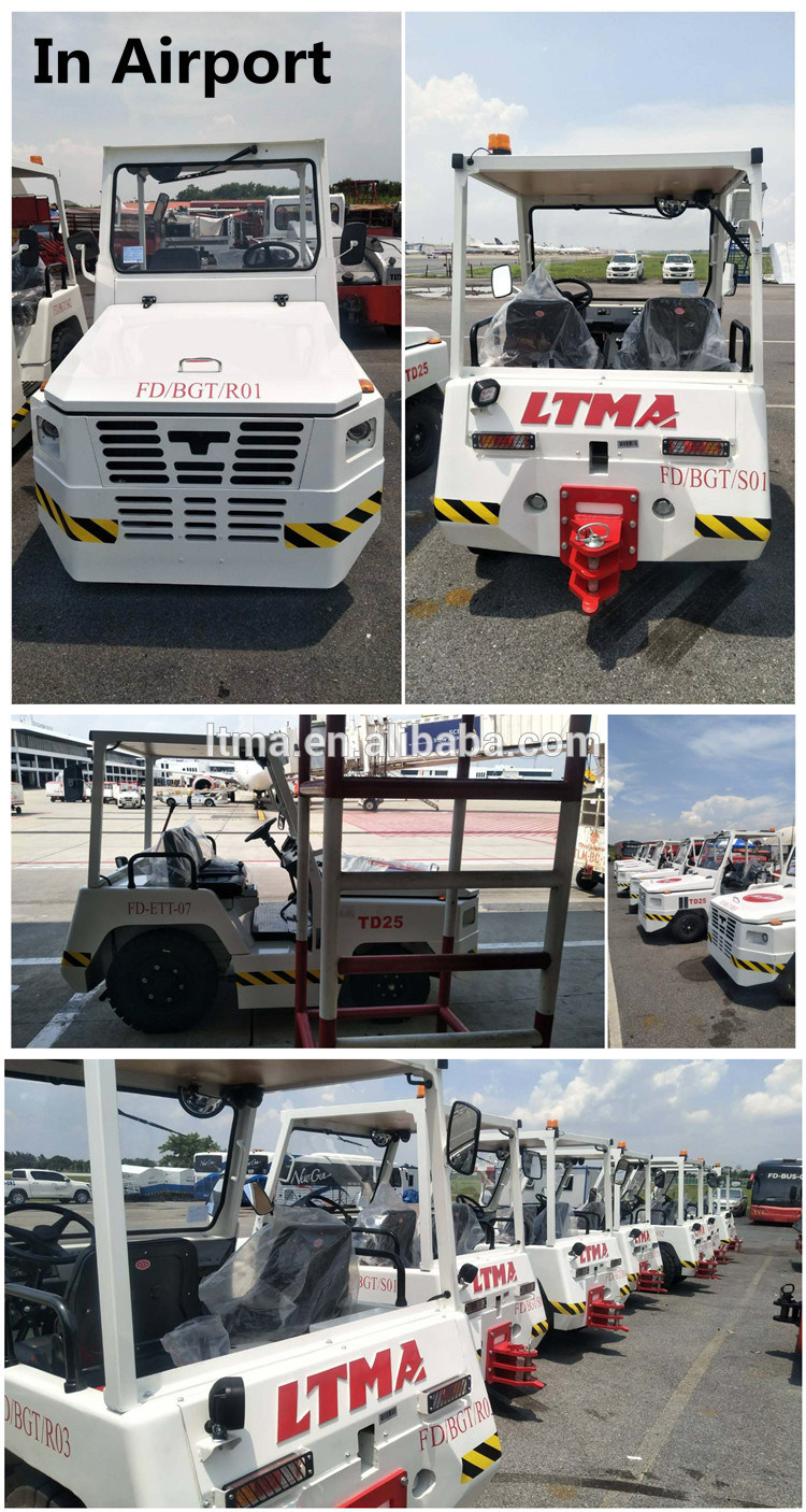 Ltmg 2.5 Ton Airport Equipment Diesel Luggage Baggage Aircraft Towing Tractor Truck