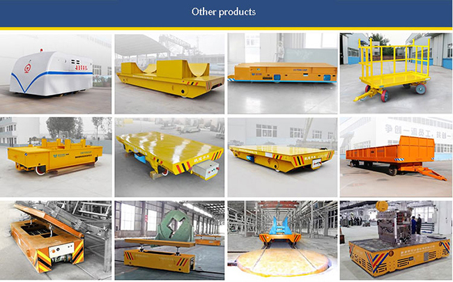 80 Ton Motorized Rail Transfer Table Track Bogie Carrier