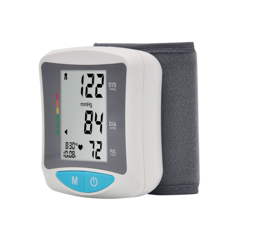 Digital Medical Blood Pressure Monitor, Wrist Sphygmomanometer