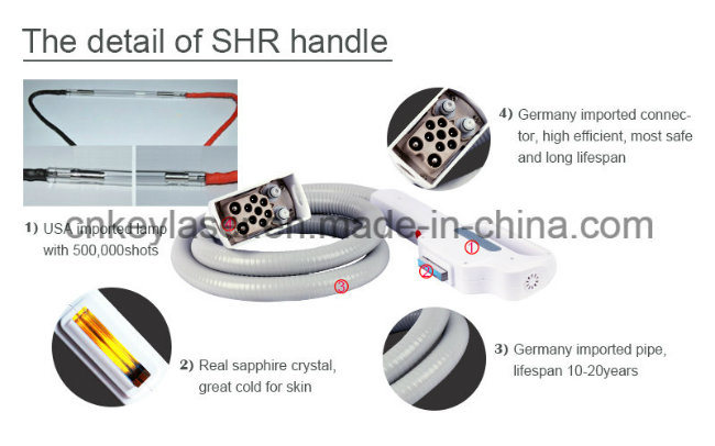 Skin Rejuvenation IPL RF Elight Shr Hair Removal Machine