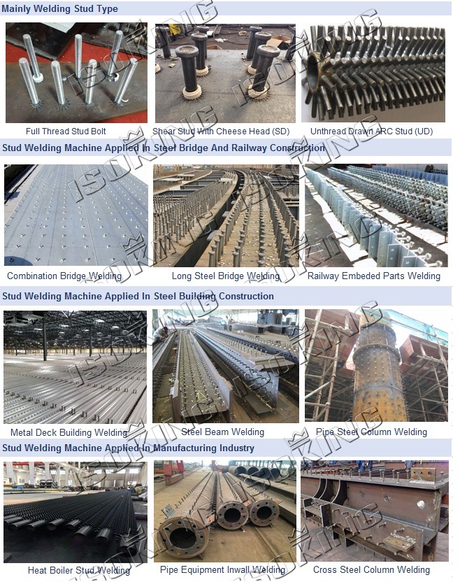 Heavy Duty Drawn Arc Bolt Welding Equipment for Boiler