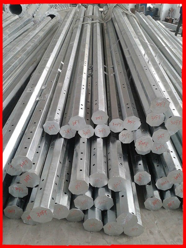 Galvanized Electric Steel Pipe Steel Pole