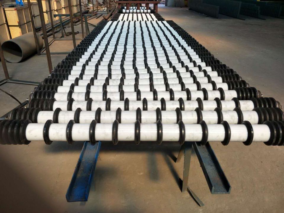 Rubber Coating Rubber Disc Idler/Conveyor Impact Roller