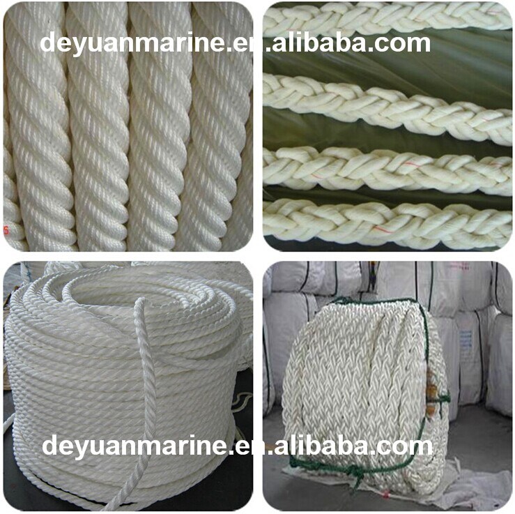 Mooring Rope Ship Used Polypropylene Rope Polyester Rope Marine Nylon Rope with Competitive Price