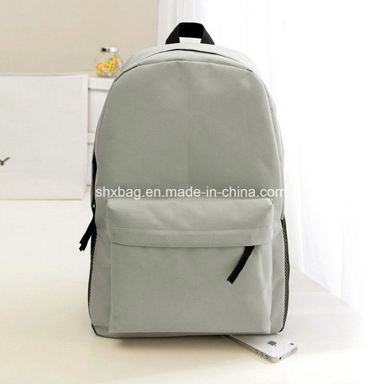 Fashionable Promotional Unisex School Canvas Backpack Travel Rucksack School Bag Bags Bookbags