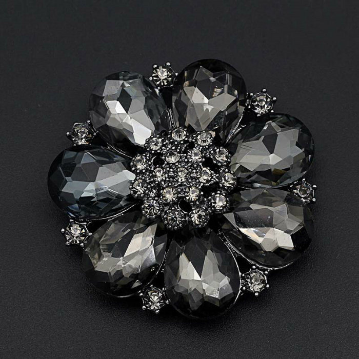 Fashion Zircon Multicolor Decorate Button Rhinestone Button for Lady Clothing