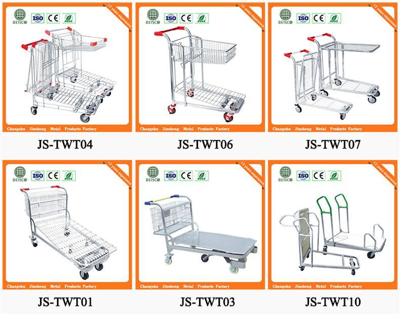 Heavy Duty Warehouse Hand Trolley (JS-TWT03)