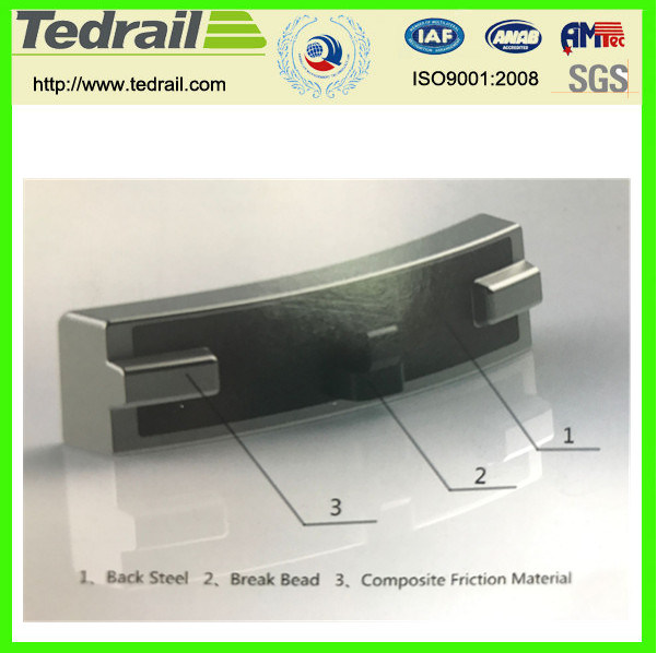 Composite Brake Shoe or Brake Pad