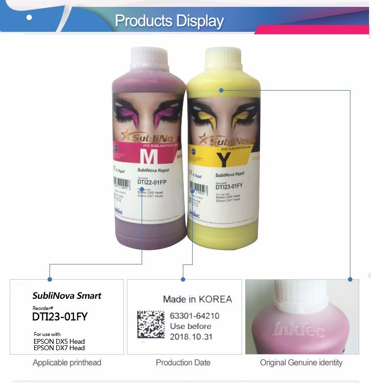 Fluorescence Offset Sublimation Ink Canon Pixma