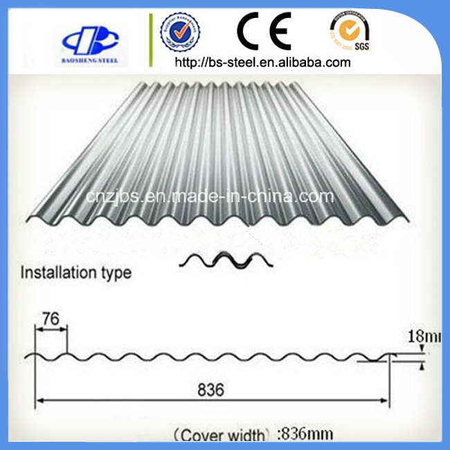 Corrugated Galvanized Steel Roofing Sheet Steel Plate