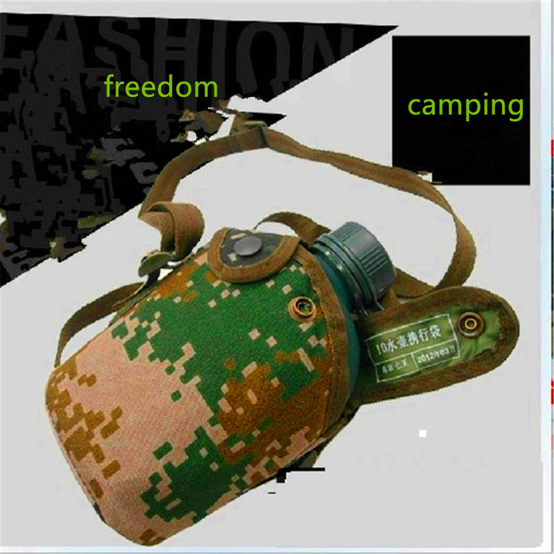 Military Tactical Aluminium or Stainless Steel 1.5ll Camping Travelling Belt Canteen