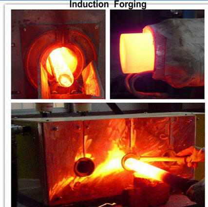 Induction Heating Machine with Forging Furnace for Bolt and Nut Hammer Forging