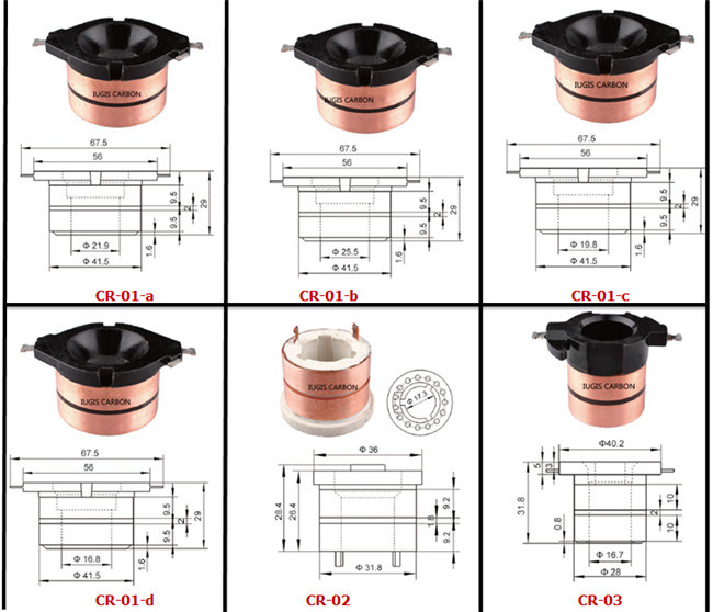 Collector for Auto Motor Parts Cr-36