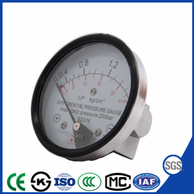 High Quality and Patent Product Magnetic Induction Differential Pressure Gauge